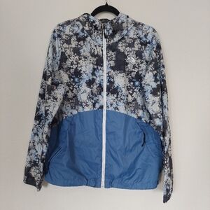 The North Face Flyweight Full-Zip Hooded Windbreaker Jacket Size XL‎